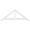 Ekena Millwork Pitch Artisan Architectural Grade PVC Gable Pediment, 60"W x 22 1/2"H x 1"P (9/12) GPP060X023X100ART - alternate 5